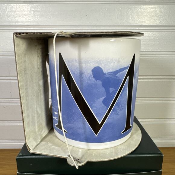 Vintage Starbucks Maui Mug Collector Series City Large Coffee Cup 1994 Surfer - Picture 2 of 6